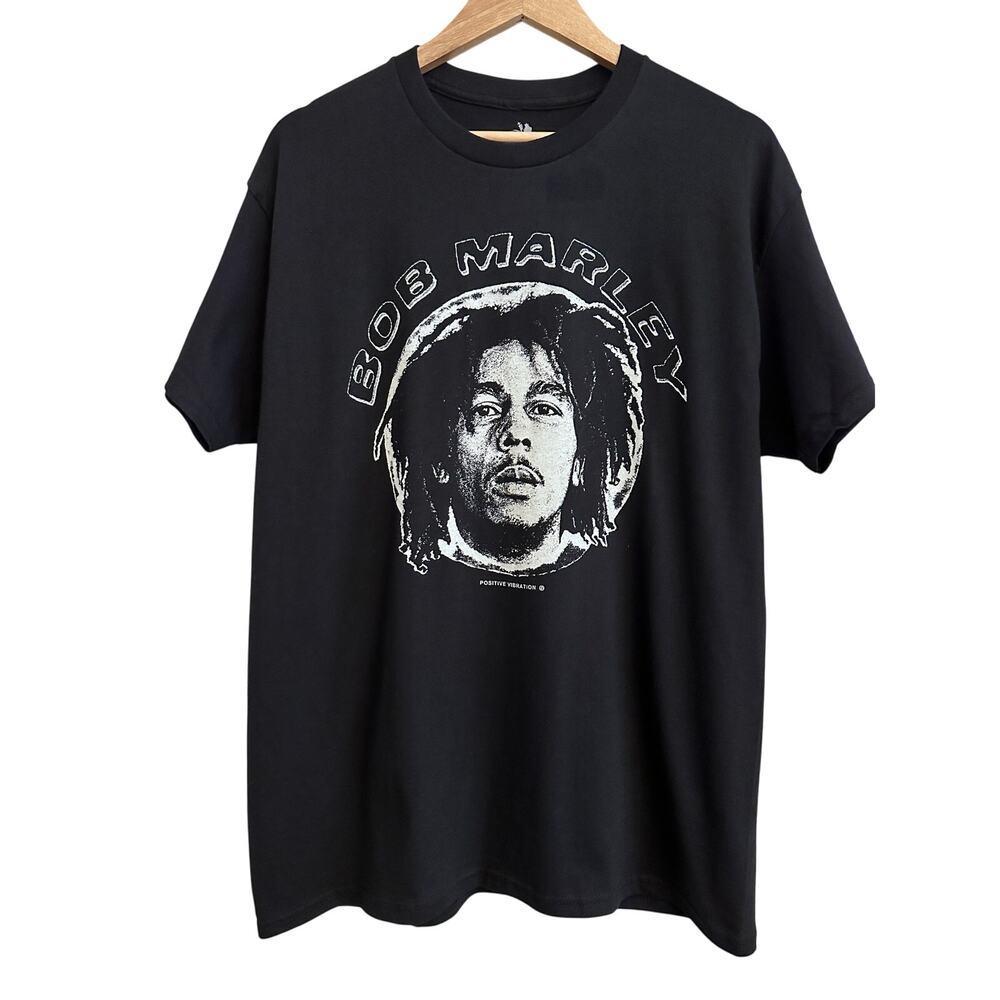 NWT Zion Rootswear‎ Bob Marley “Positive Vibration” Tee – Size L
